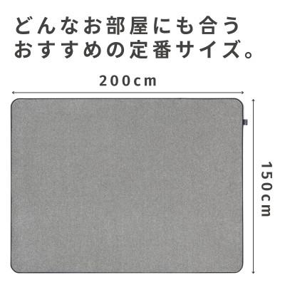 ふるさと納税 和泉市 最大82%の音をカットする防音ラグカーペット「防音専科」グレー 150×200cm |  | 01