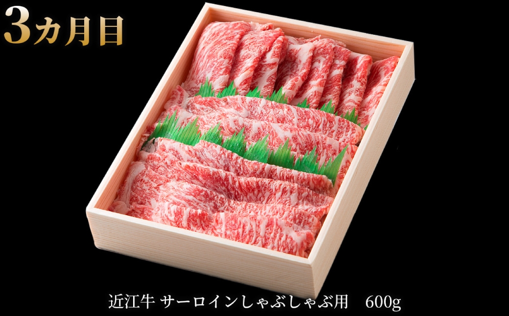  近江牛専門店かねきち 近江牛ロース満喫3カ月コース K40