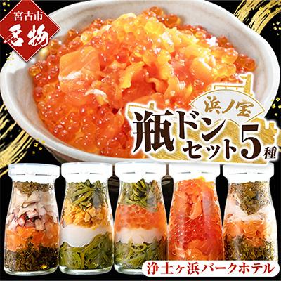 ふるさと納税 宮古市 浄土ヶ浜パークホテル【瓶ドン浜ノ宝】5本セット