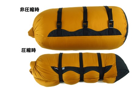 oxtos 透湿防水 コンプレッションドライバッグ 12L  （ マスタード ） 【 キャンプ 】