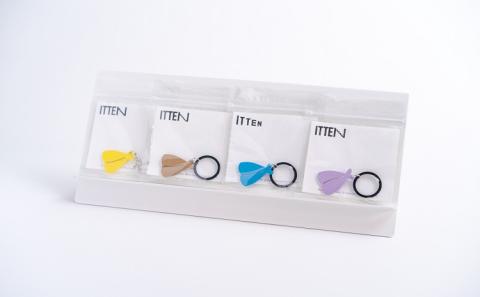 アイアン・プレート＆アジフライキーホルダー【ITTEN】C( アイアン・プレート セミオーダー 鉄小物 キーホルダー アジフライの聖地 皿 食器 )【B1-177-03CV】
