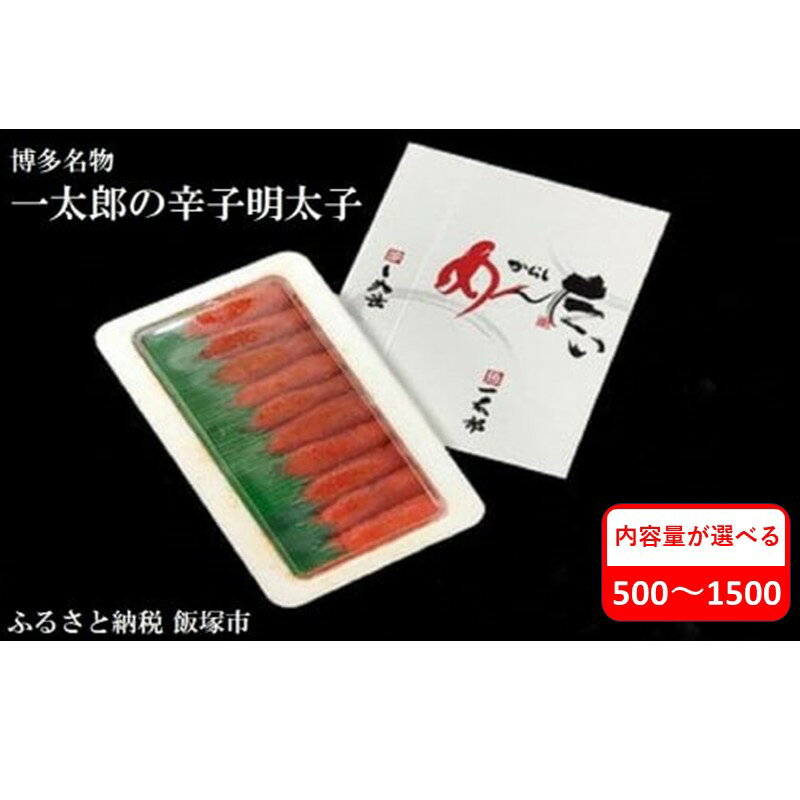 【ふるさと納税】＼内容量が選べる！／博多名物 一太郎の辛子明太子セット 500g～ 明太子 めんたいこ 一太郎 魚介 海鮮 冷凍 福岡 名物 グルメ 旨辛 ごはんのお供 魚卵 ピリ辛 飯塚市 飯塚