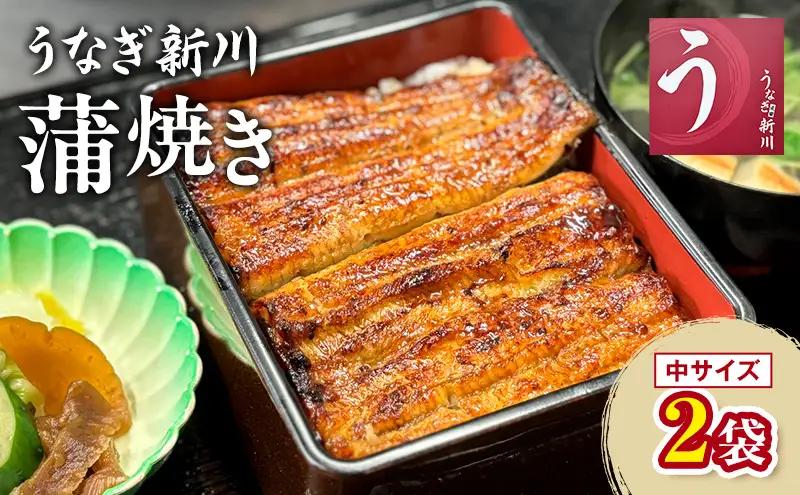 うなぎ 蒲焼き 中サイズ 2袋入り 鰻 タレ付き うなぎ