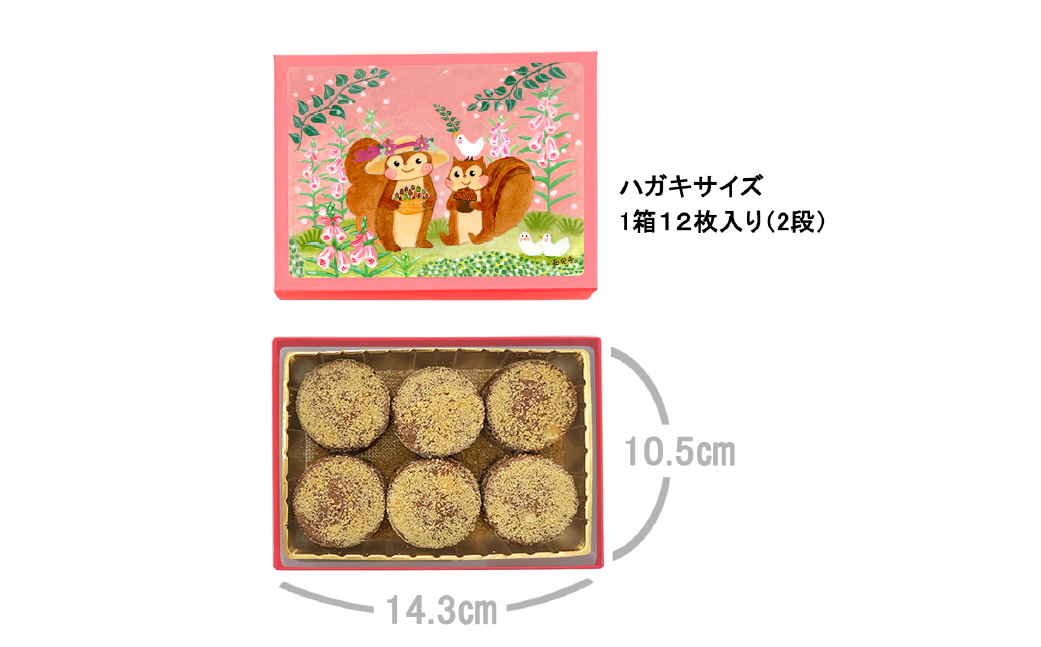 [西光亭]くるみのクッキー＆チョコマカダミアクッキー（各1個／お渡し用のお手提げ袋2袋付）