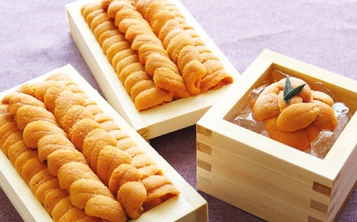 E-40009【年内配送可】 エゾバフンウニ140g×4折[11月上旬以降発送]