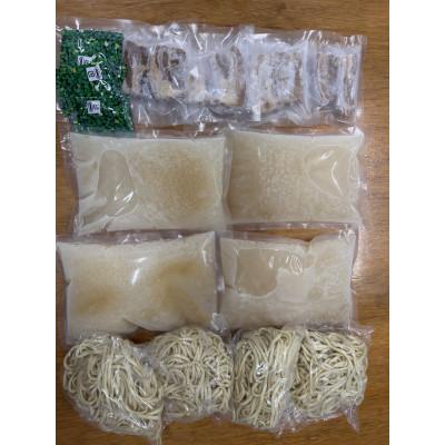 ふるさと納税 与那原町 沖縄そば屋「米八そば」　三枚肉そば　4食セット |  | 01