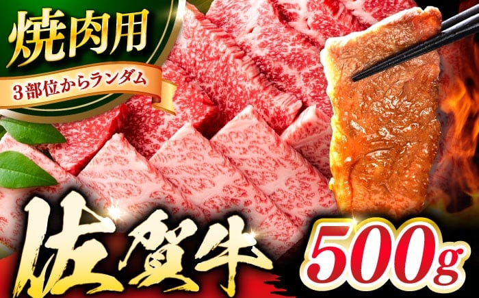 
                  佐賀牛 焼肉用 500g バラ 肩ロース モモ 小分け ＜艶さし！ ＞【レビューキャンペーン開催中！】| やきにく 焼肉用 牛肉 ぎゅうにく 冷凍 | 吉野ヶ里町[FDB008]
                