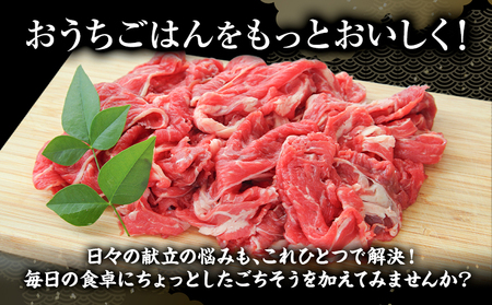 味彩牛 切り落とし 2.5kg（500g×5パック） のぐち産業株式会社《90日以内に出荷予定(土日祝除く)》熊本県 菊池市 牛肉 スライス お肉 精肉 熊本県産 九州産 国産 冷凍 送料無料