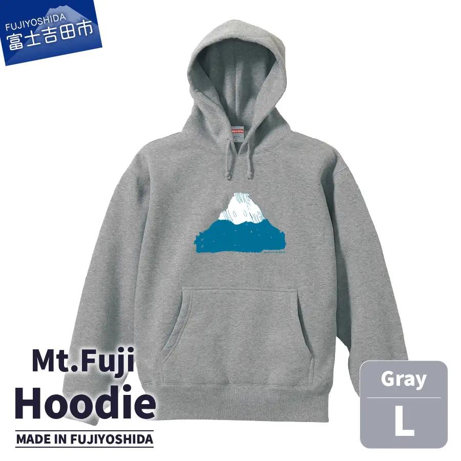 Mt.Fuji Hoodie《MADE IN FUJIYOSHIDA》Gray Lサイズ 