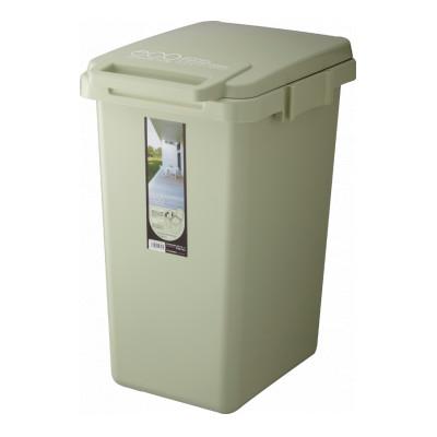 ふるさと納税 恵那市 ごみ箱　連結　45L　ライトグリーン　2個組　