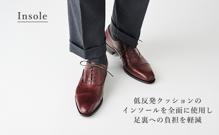 YAMATOism ヤマトイズム 牛革ビジネスシューズ 紳士靴 YAP100（ワイン）【ファッション・靴・シューズ・革製品・革靴】 光沢感 25.5cm