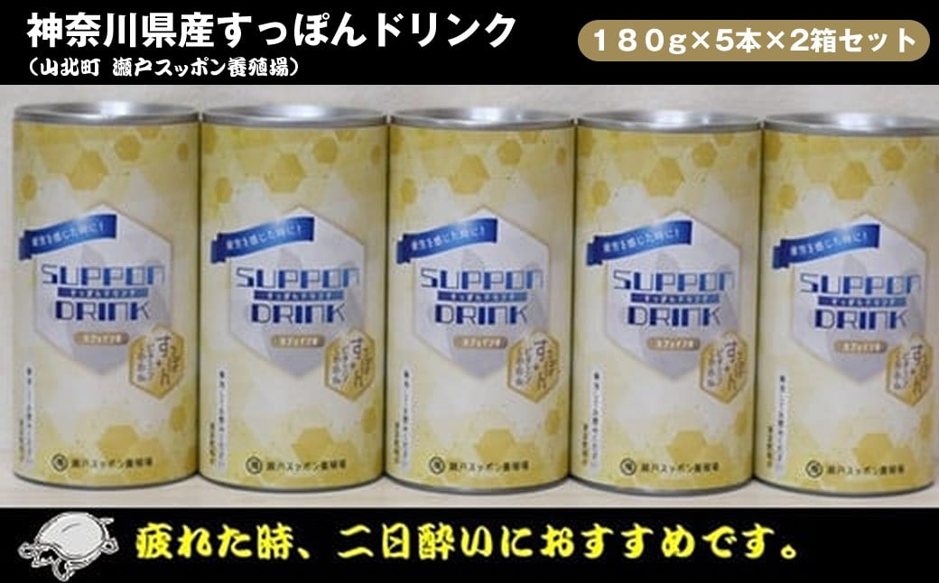 
                  神奈川県産すっぽんドリンク　180g×5本×2箱セット【 すっぽん ドリンク 国産 神奈川県 山北町 】
                