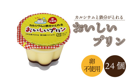 カルシウムと鉄分がとれるおいしいプリン70g 24個入 | プリン ぷりん  朝食 おやつ お菓子 お取り寄せ 愛媛県 松山市【LNB005】