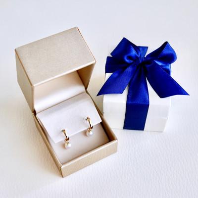 ふるさと納税 昭和町 K18 ゴールド 2WAY 真珠 パール フープピアス (直径10mm) 保証書付 SMK-5249 |  | 03