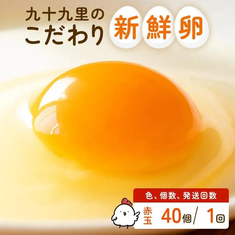 九十九里ファームこだわりたまご贈答用 40個 ～あおい海・みどりの里～《赤玉》 たまご 卵 玉子 タマゴ 赤玉 卵かけご飯 新鮮 旨み 甘み 贈答用 贈答 ギフト 贈り物 千葉県 匝瑳市