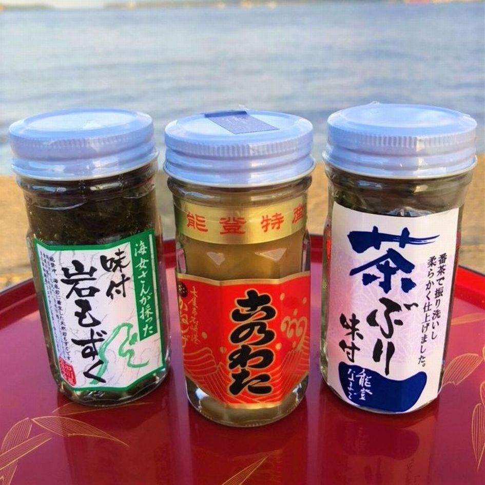 能登の珍味3点セット「能登の磯の香」（岩もずく・このわた・なまこ） | 海鮮 海藻 海の幸 珍味 特産品 詰め合わせ このわた 岩もずく なまこ 酒の肴 つまみ 石川県 七尾市 能登 ※2025年10月上旬頃より順次発送予定