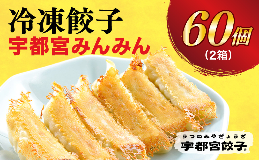 
【宇都宮みんみん】　餃子30個入り×2箱【配送不可地域：離島】
