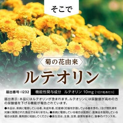 ふるさと納税 養老町 ルテオリンサプリメント キニシナイトGOLD尿酸値ケア 6袋(6ヶ月分) |  | 03