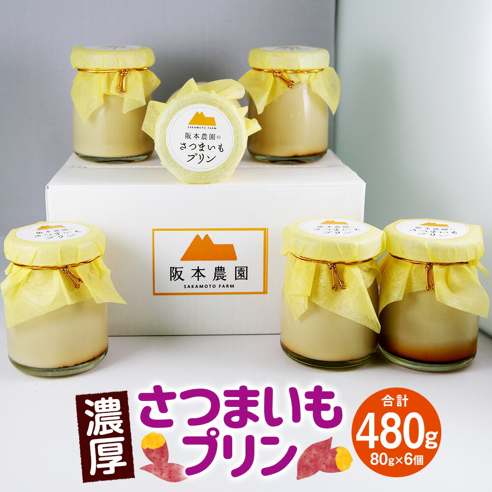 【ふるさと納税】濃厚 さつまいもプリン 6個入り プリン 洋菓子 さつまいも サツマイモ さつま芋 紅はるか 濃厚プリン 芋スイーツ スイーツ デザート おやつ 手土産 お取り寄せスイーツ 福岡県 香春町 送料無料