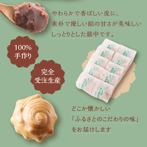前川菓子屋のしっとりさざえもなか 10個 ／ もなか【A145】
