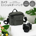 【ふるさと納税】カメラ ミニショルダーバッグ グレー SW-CR002-GRG 灰色 バッグ 鞄 かばん 収納 充実 送料無料