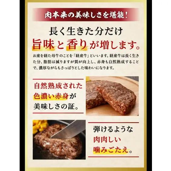 【累計5,000個突破！】但馬牛経産牛ハンバーグ（150g×5個）010AA09N.／個包装 牛肉 黒毛和牛 100% 国産 経産牛 和牛 赤身 味付け ほくぶ バーベキュー bbq キャンプ アウト