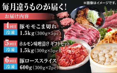 【12回定期便】豚帝 食べ比べ定期便【KRAZY MEAT(小田畜産)】[ZCP038]
