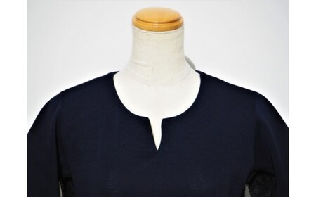 【婦人】メンブラーナ動体裁断ワンピース（ネイビー）　サイズ36／38／40／42 【婦人】メンブラーナ動体裁断ワンピース（ネイビー）　サイズ40