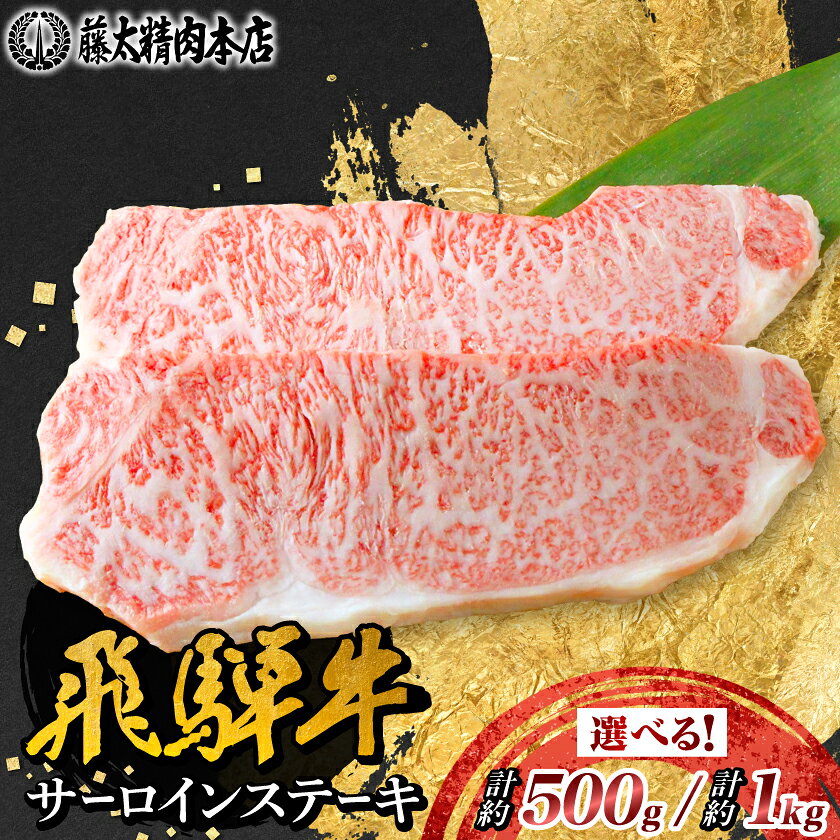 【ふるさと納税】【飛騨牛】サーロインステーキ 2枚入り 計約500g (250g×2枚) 岐阜県産 黒毛和牛_ 飛騨牛 牛肉 肉 黒毛和牛 国産牛 ブランド牛 霜降り サーロイン 牛 にく ニク 精肉 ステーキ 焼肉 贈答 ギフト プレゼント 冷凍 送料無料 【配送不可地域：離島】【1420282】