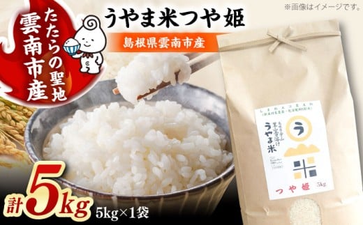 お米 神話の里/吉田町「うやま米」つや姫 5kg（5kg×1） 白米 精米 コメ おこめ お米 つやひめ おすすめ 人気 米 ごはん ご飯 食卓 主食 ブランド米 お取り寄せ グルメ ご当地米 家族 ファミリー 一人暮らし 便利 5キロ おいしい ごはんソムリエ 種もみ ミネラル 国産 新生活 お弁当 朝ごはん 朝食 昼食 ご当地 島根県雲南市/有限会社藤本米穀店 [AIDB086]