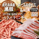 【ふるさと納税】《数量限定》鹿児島県産黒豚ミンチ&ローススライス　A0-53【配送不可地域：離島】【1501213】