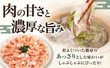 【全6回定期便】 三元豚 しゃぶしゃぶセット 計900g（ロース） だし・昆布付き 《喜茂別町》【平田牧場】 肉 豚肉 ロース ロース肉 セット しゃぶしゃぶ 鍋 お鍋 冷凍配送 定期便[AJAP02