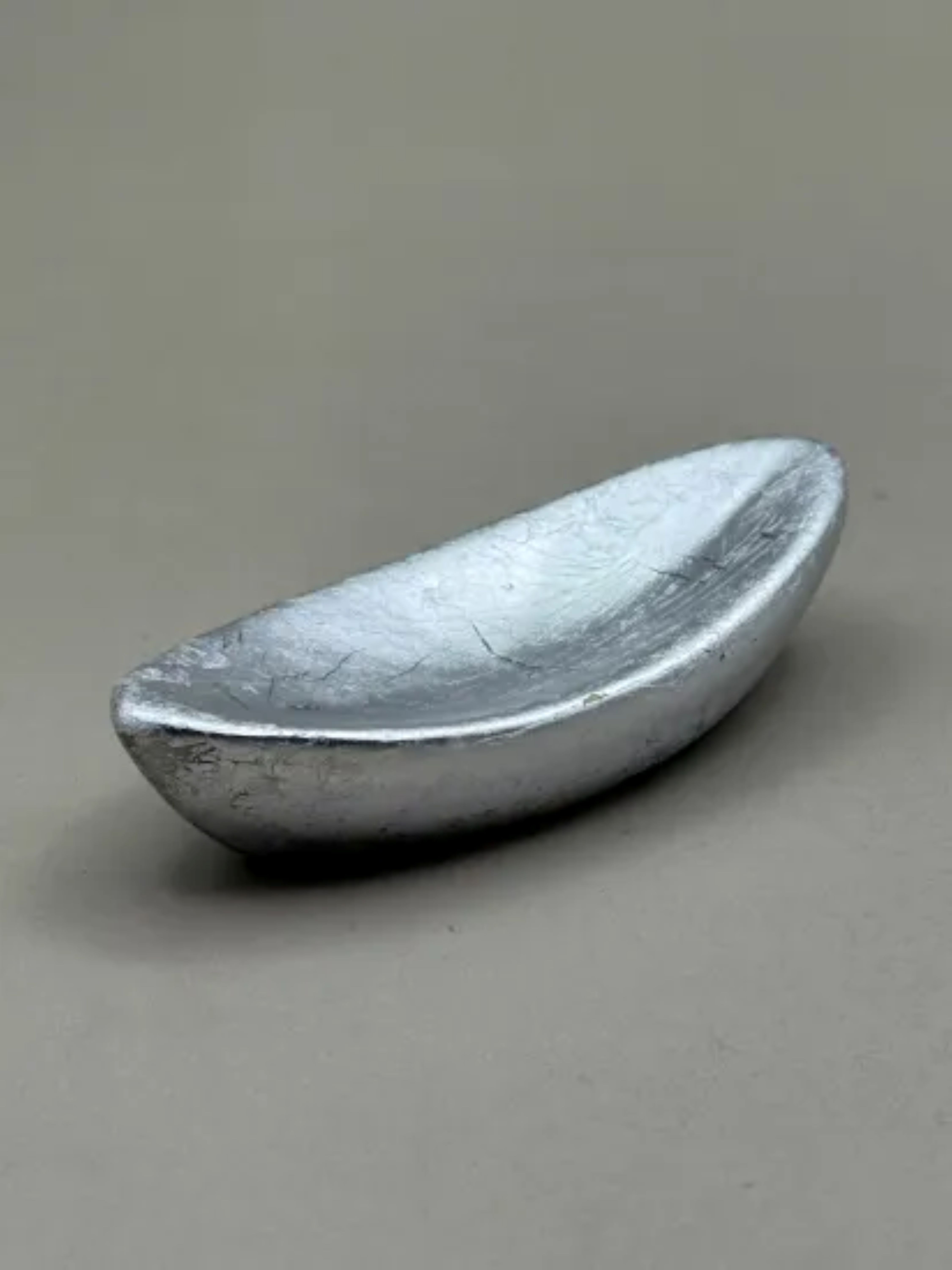 箸置き 舟型 箔貼り銀［NF225］ 303446_CU90087VC04