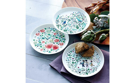 ナルミ アンナエミリア プレート(Have a nice day!) 16cm 51946-5645P