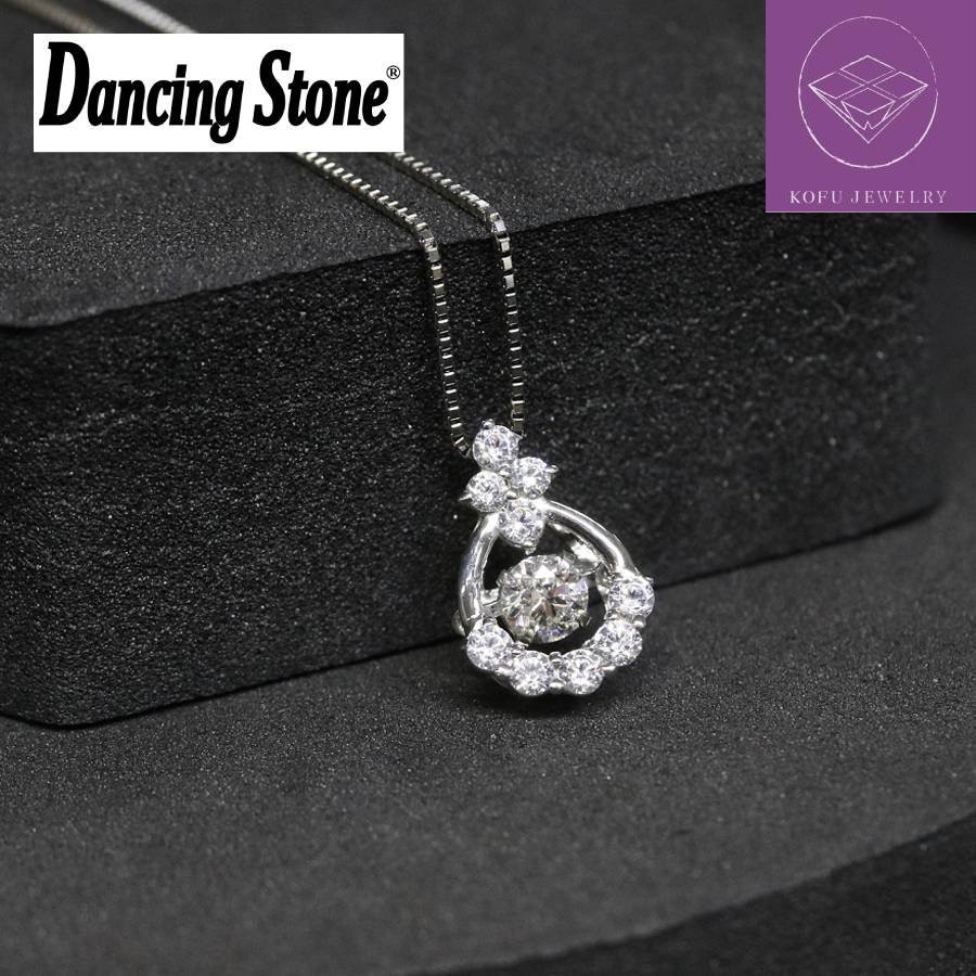 ＜Crossfor＞ダンシングストーン/プラチナダイヤモンドディスティニーベルペンダント　＊ダイヤモンド0.2ct　PD-0009