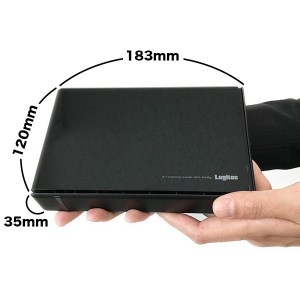 【036-02】ロジテック HDD 2TB USB3.1(Gen1) / USB3.0 国産 TV録画 省エネ静音 外付け ハードディスク【LHD-EN2000U3WS】