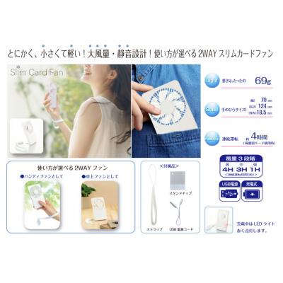 ふるさと納税 八尾市 スリムカードファン　2個セット(B231) |  | 03
