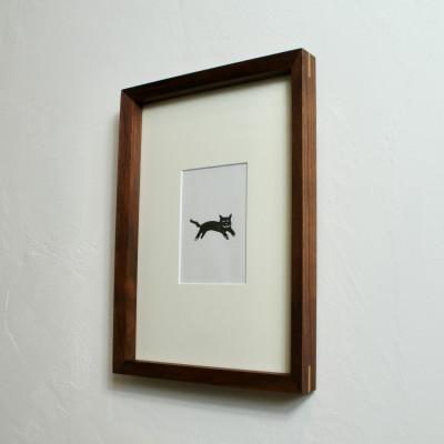 ふるさと納税 和泉市 Wood Frame ウォールナット　A4サイズ 計1セット |  | 01