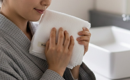 Wellis【極上の肌心地】スキンケアタオル2枚（009_5248）