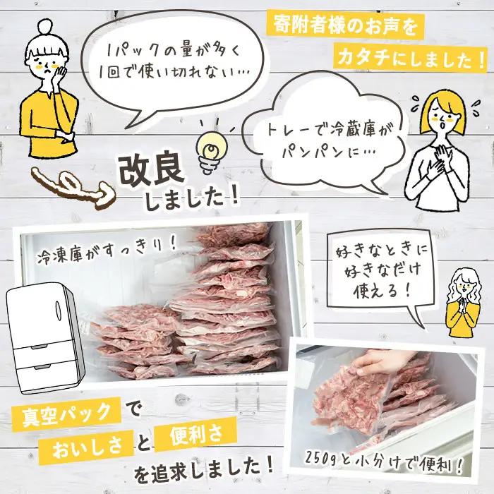 豚肉ウデモモ切り落とし(計2kg・1パック250g) 小分け 国産 豚肉 豚小間 真空パック 家庭用 豚こま 定期便 スライス 冷凍配送 個包装 切り落し 切落し すき焼き しゃぶしゃぶ セット 詰め