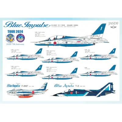 ふるさと納税 小野市 ブルーインパルス　A2サイズポスター　歴代　Blue Impulse