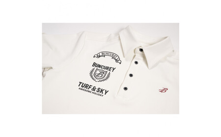 BUNCUREY　ゴルフウェア　ロゴポロシャツ（BM23SS-01-042）ネイビー／サイズ5