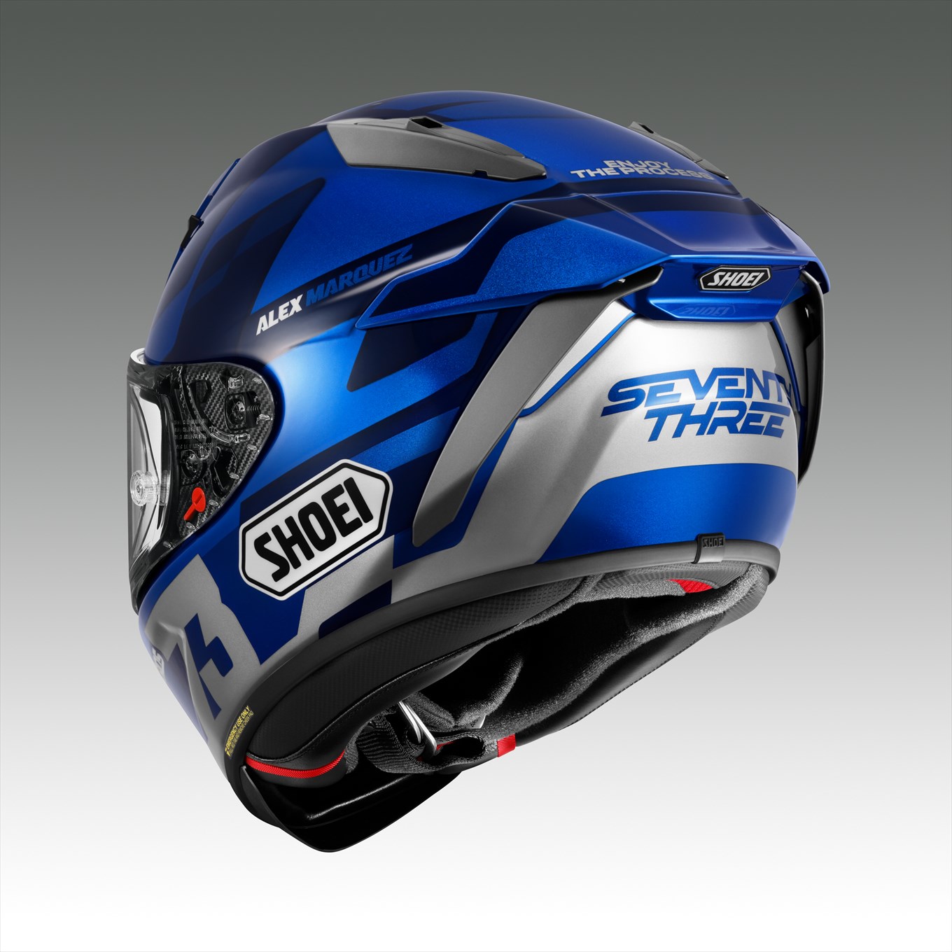 SHOEIヘルメット【A.MARQUEZ73 V3】S フィッティングチケット付き｜エックスフィフティーン アレックス マルケス セブンティスリー ブイスリー フルフェイス バイク ツーリング レーサ
