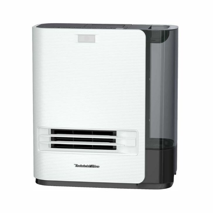 加湿セラミックファンヒーター　EF-H1200G(W) 季節家電 冬物家電 静か パワフル うるおい お手入れカンタン トレイ洗浄不要 日本製 ダイニチ 安全装置付き 