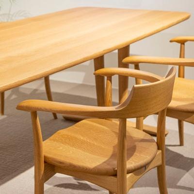 ふるさと納税 高山市 【飛騨の家具】　飛騨産業　クレセントアームチェア(ホワイトオーク) TR3775 |  | 02