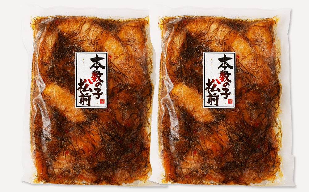【3回定期便】 数の子松前漬け 800g（400g×2パック）