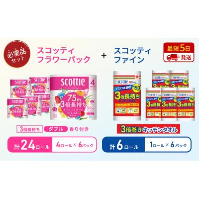 ふるさと納税 岩沼市 キッチンペーパー+トイレットペーパー6P[No.5704-1758] |  | 01