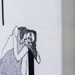 【nuance_orange】インテリアファブリックアート