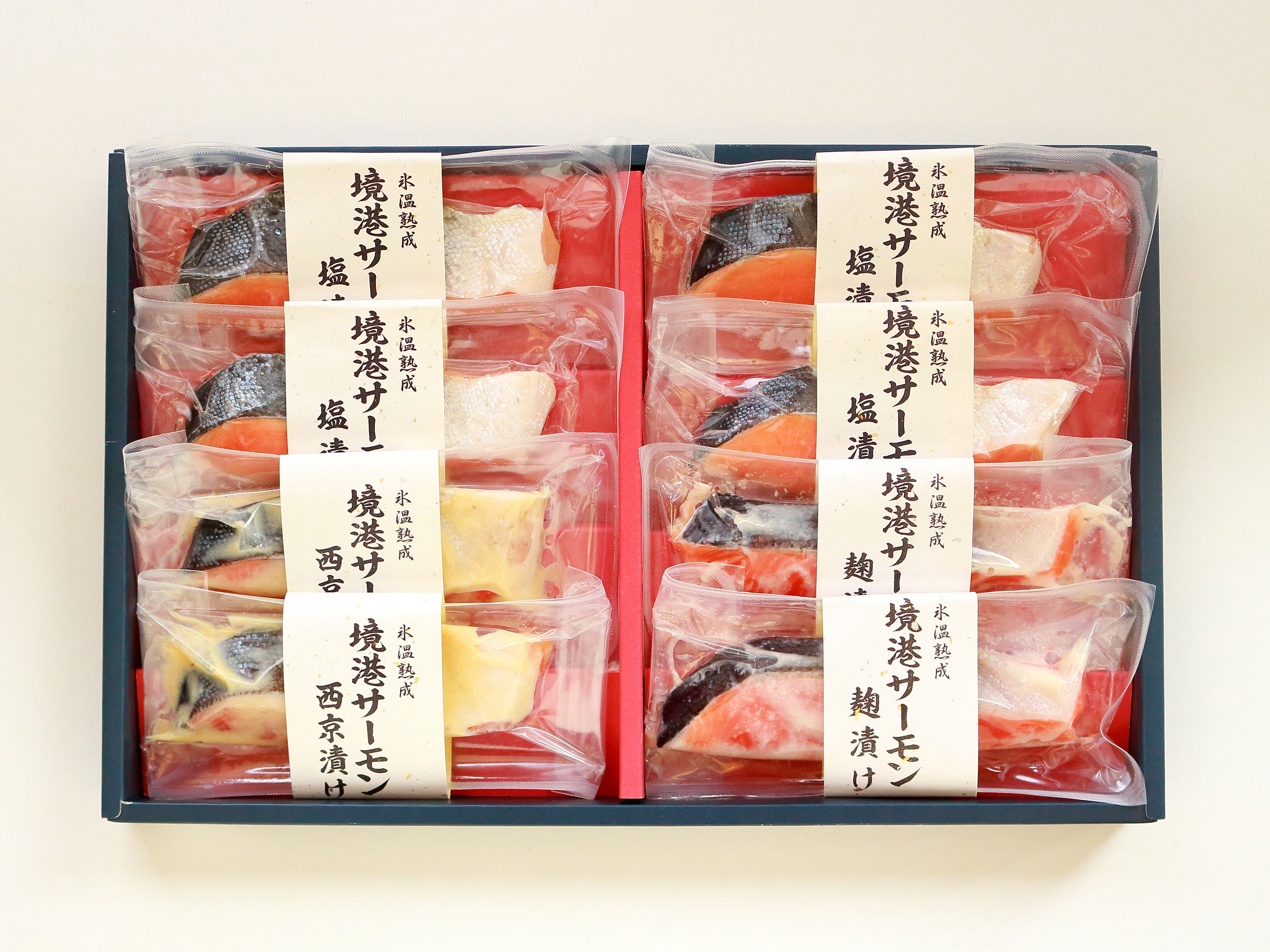 
            ＜山陰大松＞3種の味わい境港サーモン詰合せＡ８切【髙島屋選定品】
          
