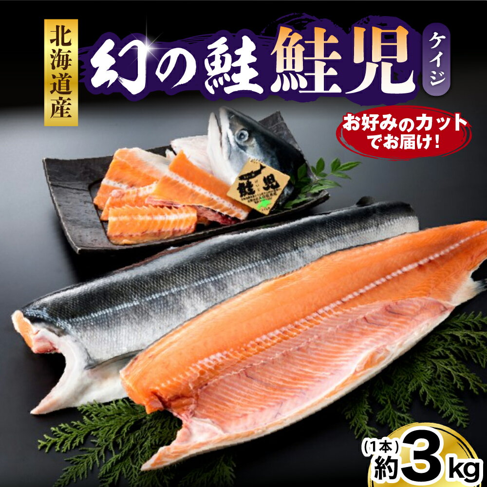 【ふるさと納税】幻の 鮭 鮭児 約3kg お好みのカットでお届け / 鮭 サケ シャケ 塩鮭 塩漬 塩漬け 山漬け 魚 魚介 業界類 海鮮 海産物 冷凍 冷凍便 お取り寄せ グルメ 国産 北海道産 北海道 えりも